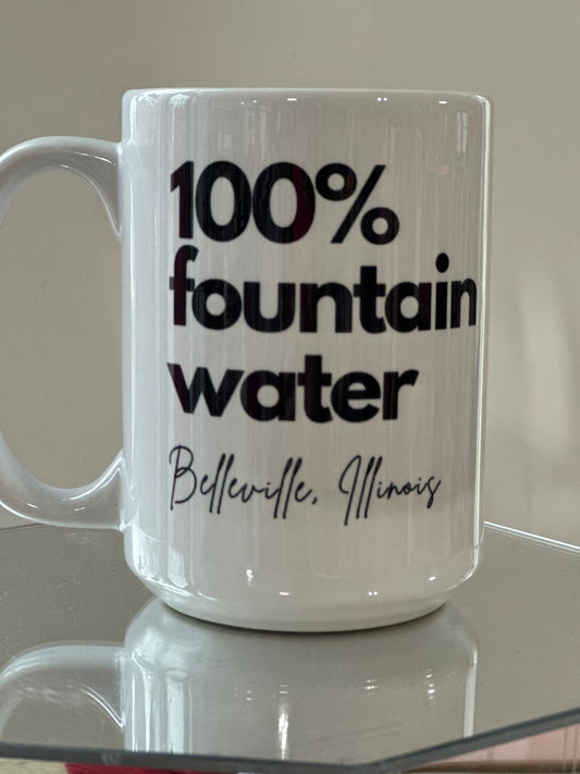 100% fountain water