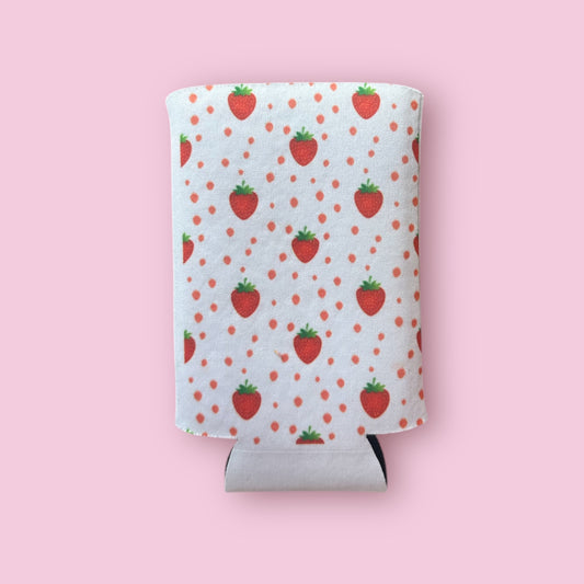 Skinny Strawberry Koozie
