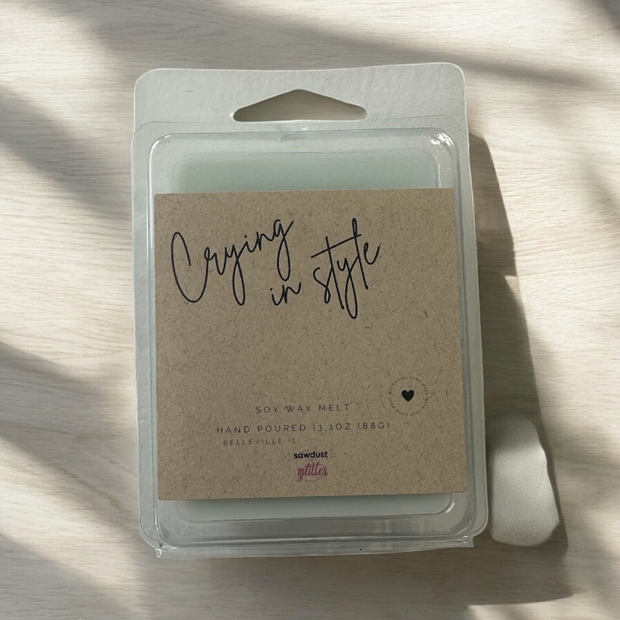 Crying in style Wax Melt