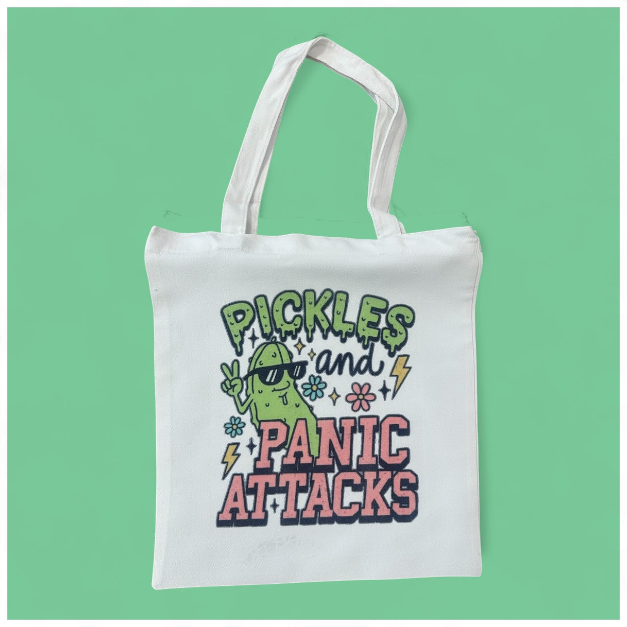 Pickles and anxiety tote