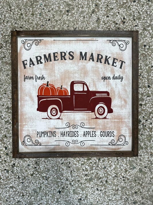 Farmers Market Fall Truck