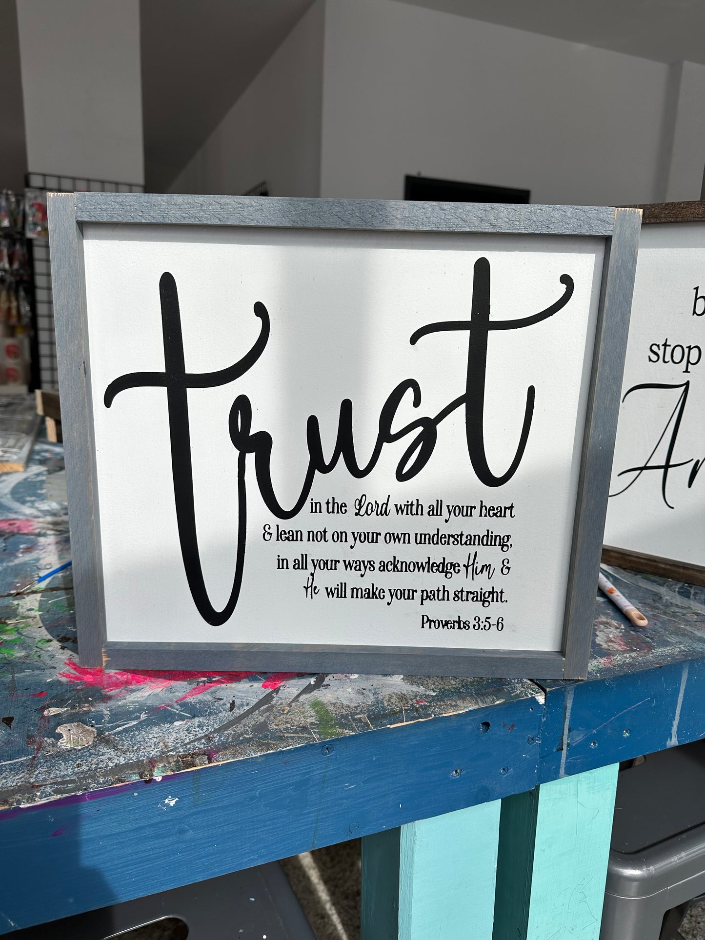 trust proverbs sign