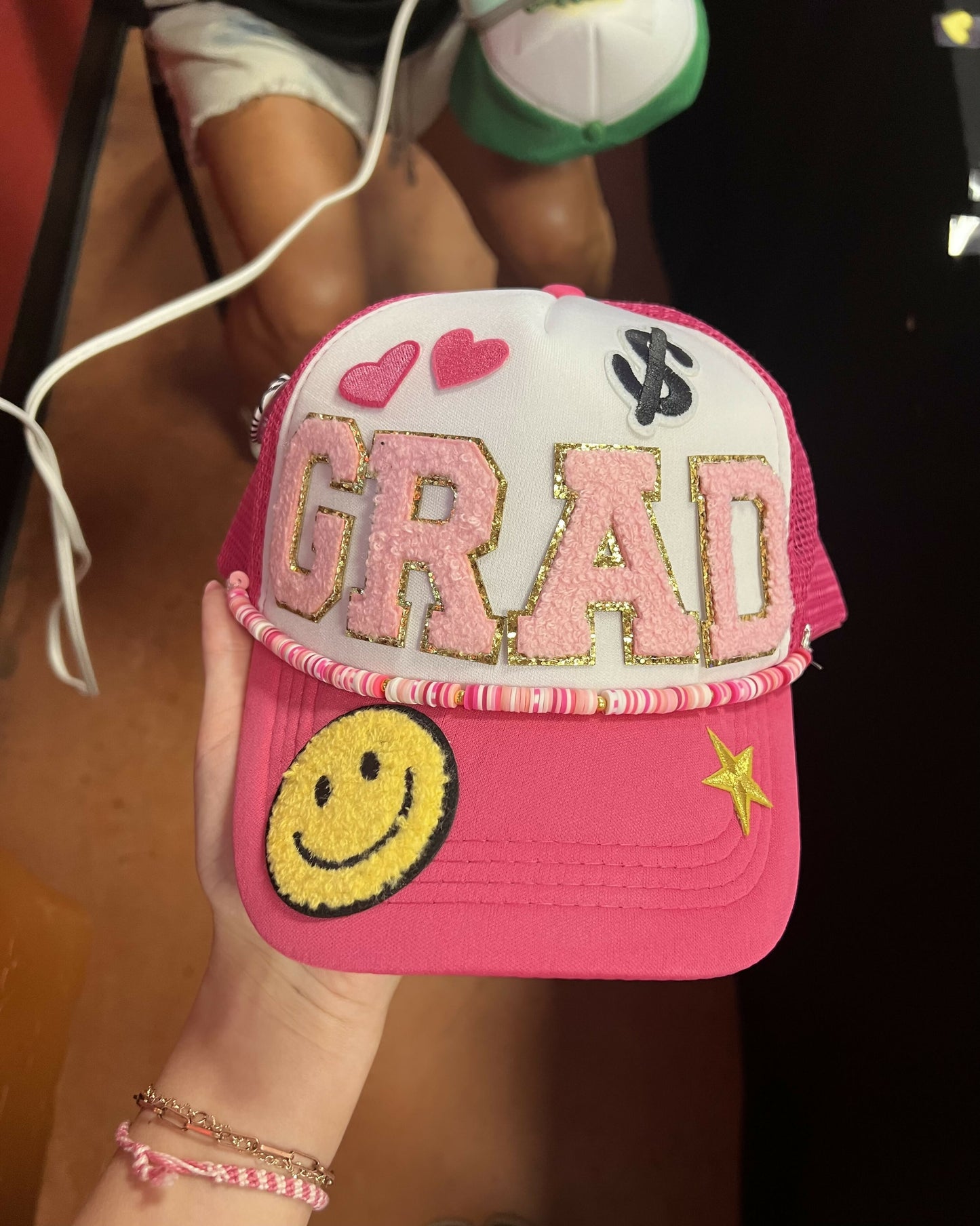 DIY Trucker hat w/ 5 patches
