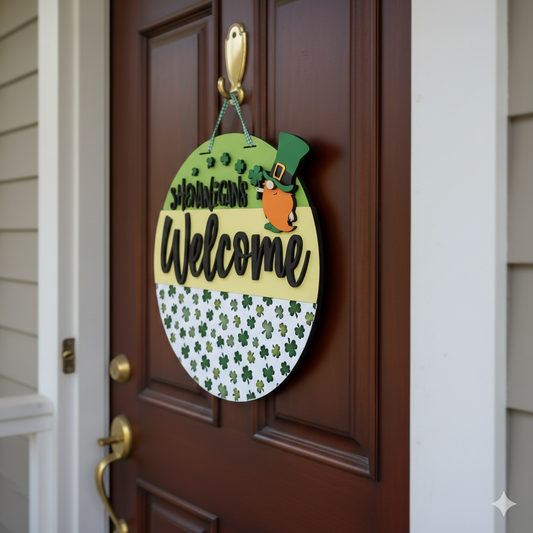 Shenanigans Welcome – 3D Layered Door Hanger