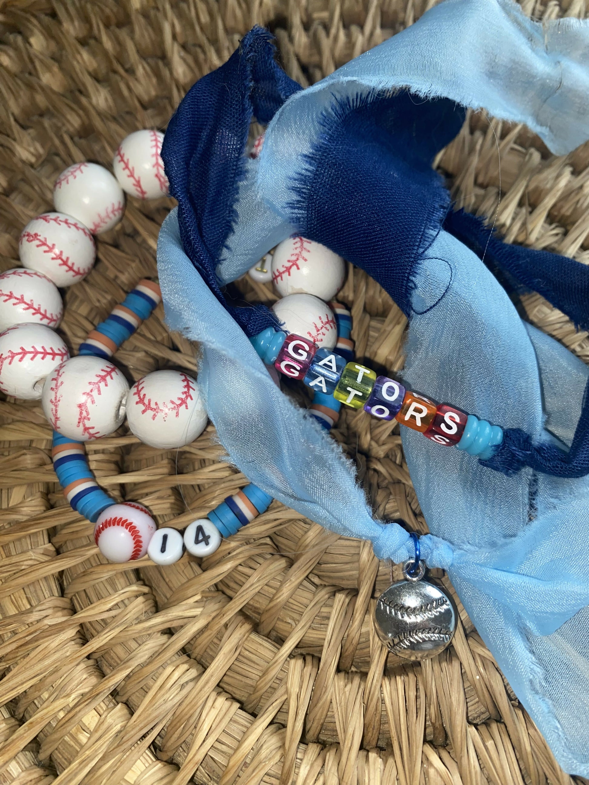 Gators Baseball Charm (Adult)