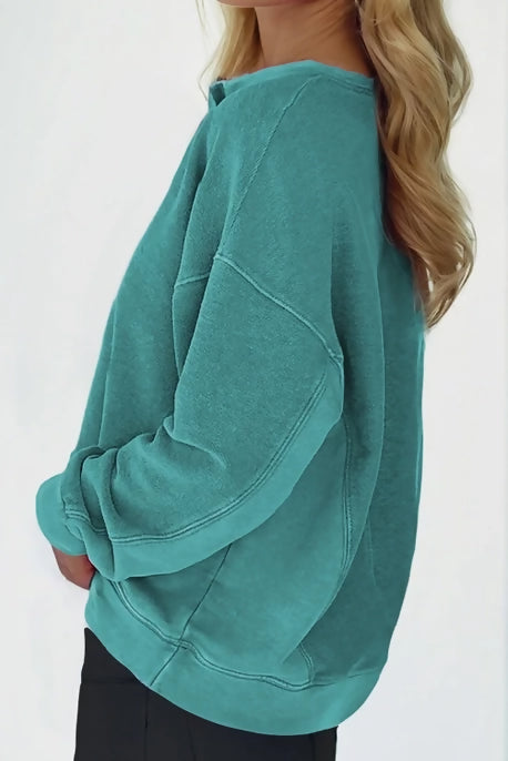 tealdropshouldervnecksweatshirtside