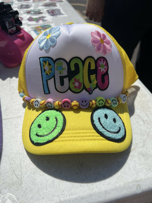 DIY Trucker hat w/ 5 patches