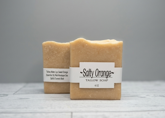 Tallow Soap-Salty Orange