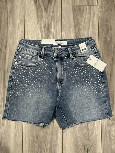 judy blue rhinestone shorts