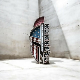 Patriotic Spartan helmet