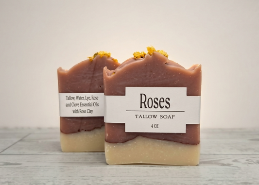 Tallow Soap- Roses