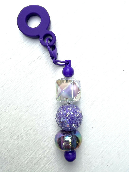 Purple Straw Charm