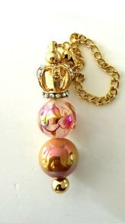 Golden Crown Tumbler/Bag Charm