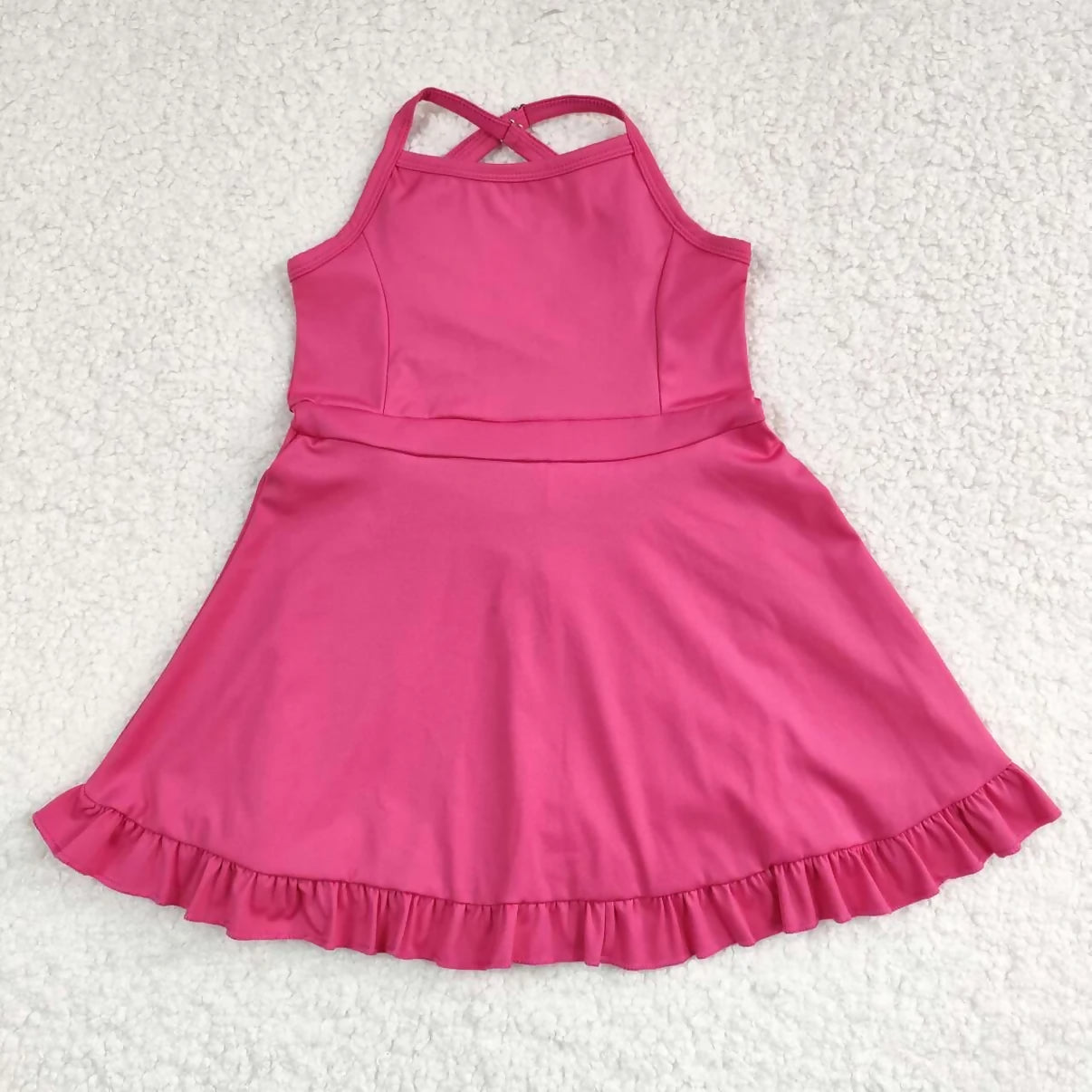 hot pink athletic dress front new
