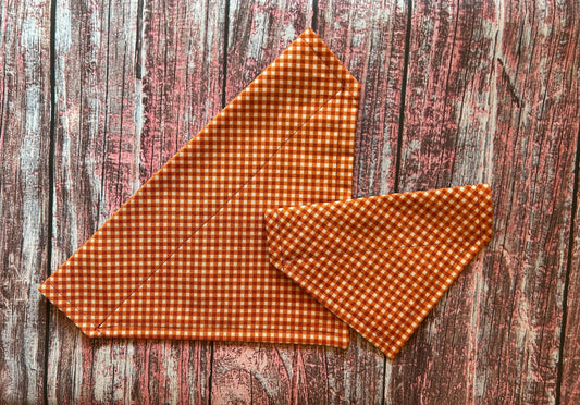 Over the Collar Bandana Fall Checkers