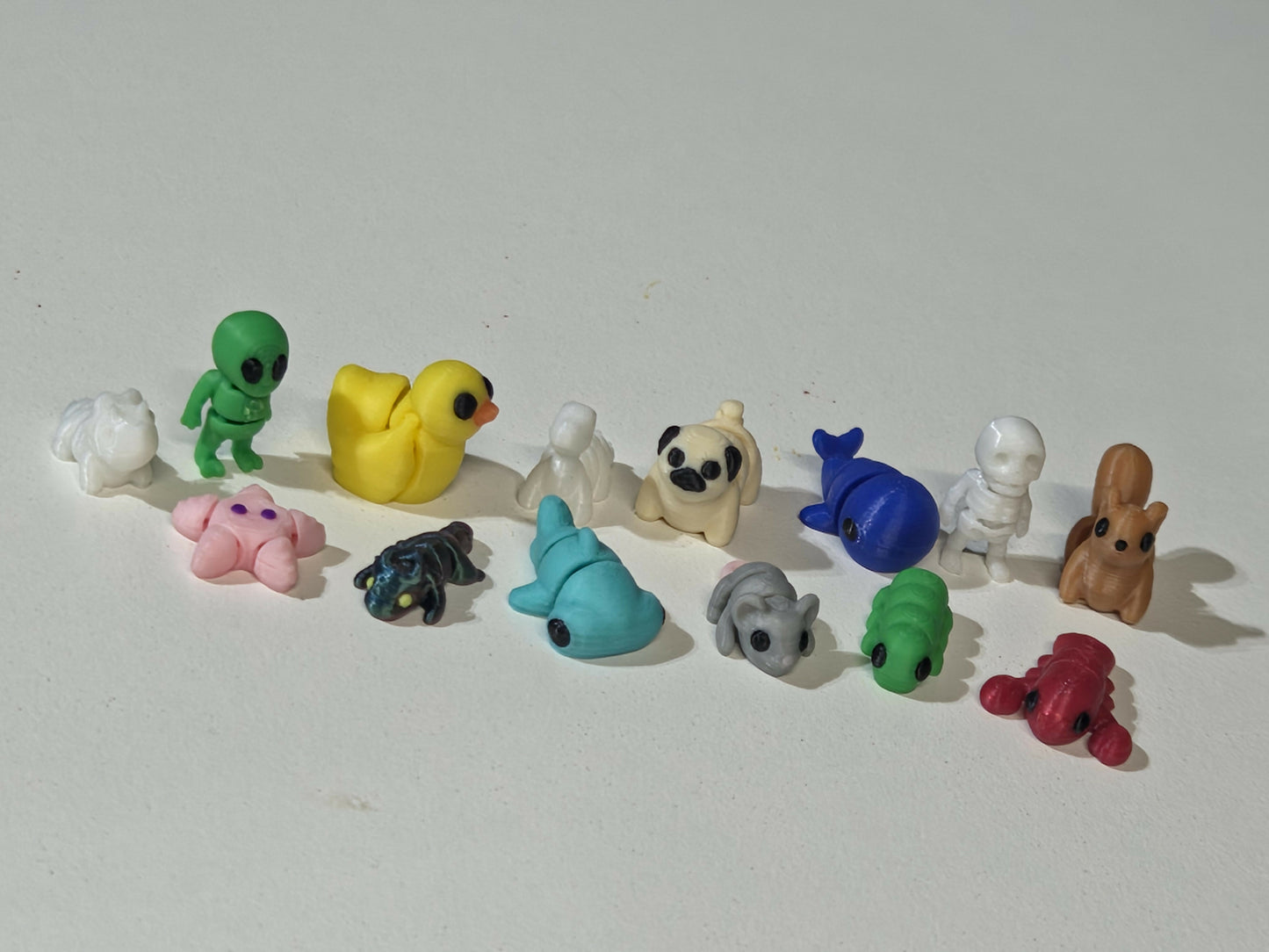 Micro Mini Flexi Figurines | 3-Pack