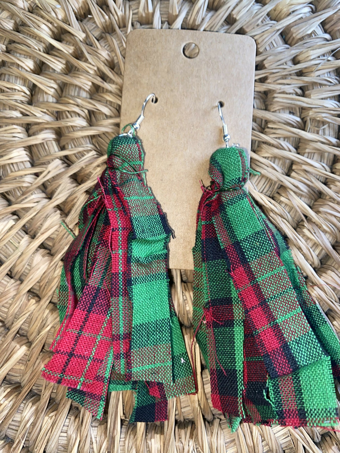 Plaid Earrings