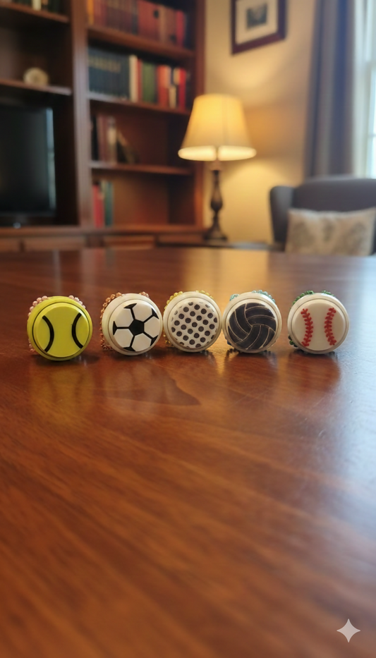 Sports Ball – Pressable Fidget Keychain