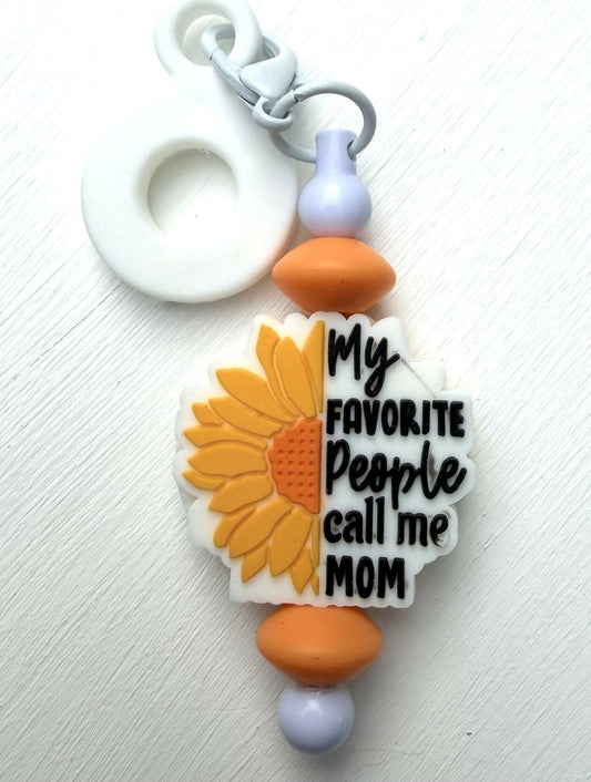 Mom Straw Charm