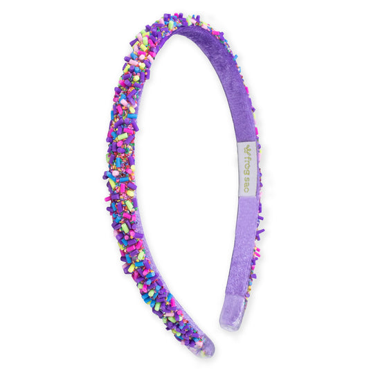 Purple Thin Sprinkle Headband