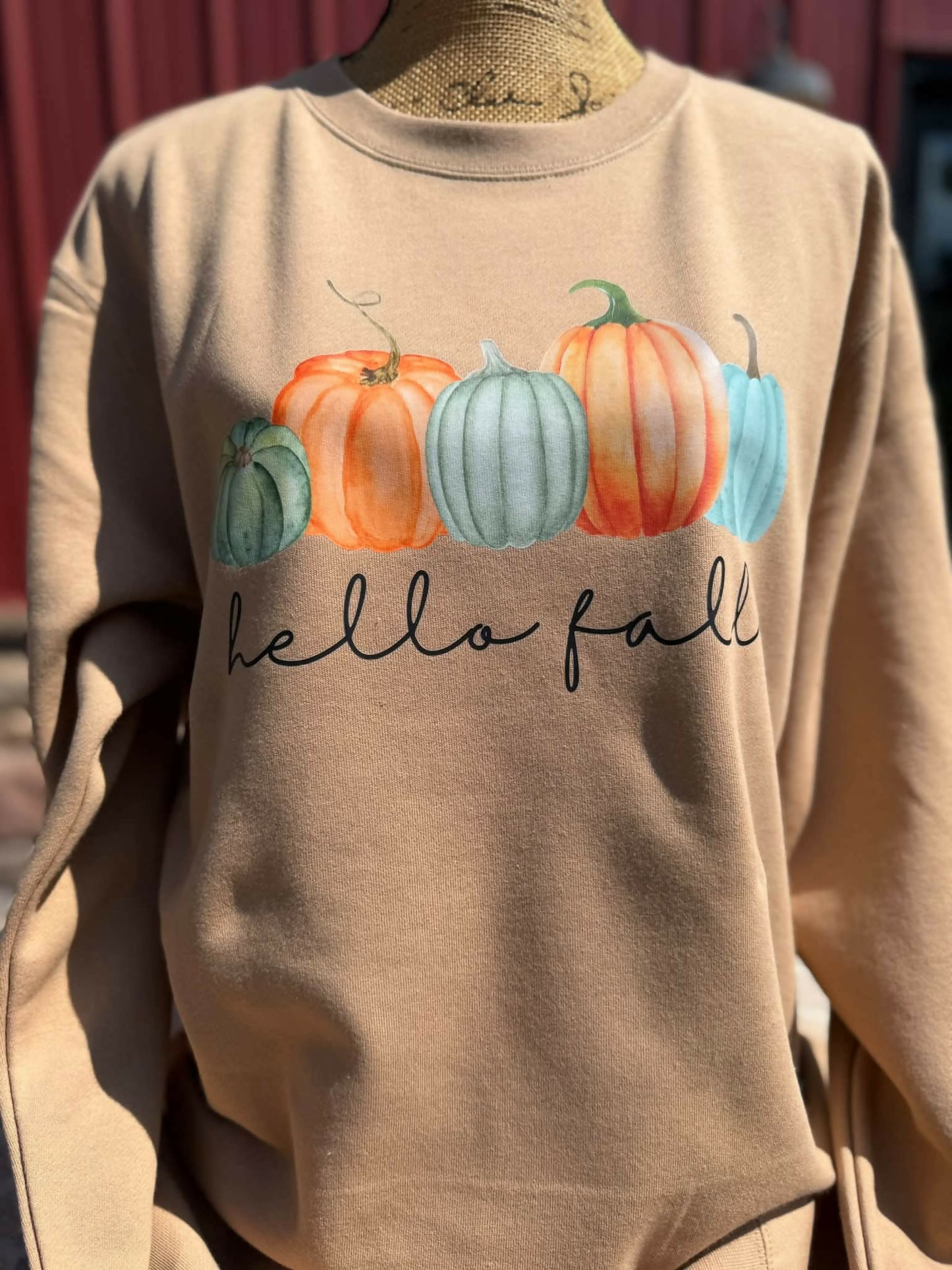 Hello Fall Pumpkins Sweatshirt