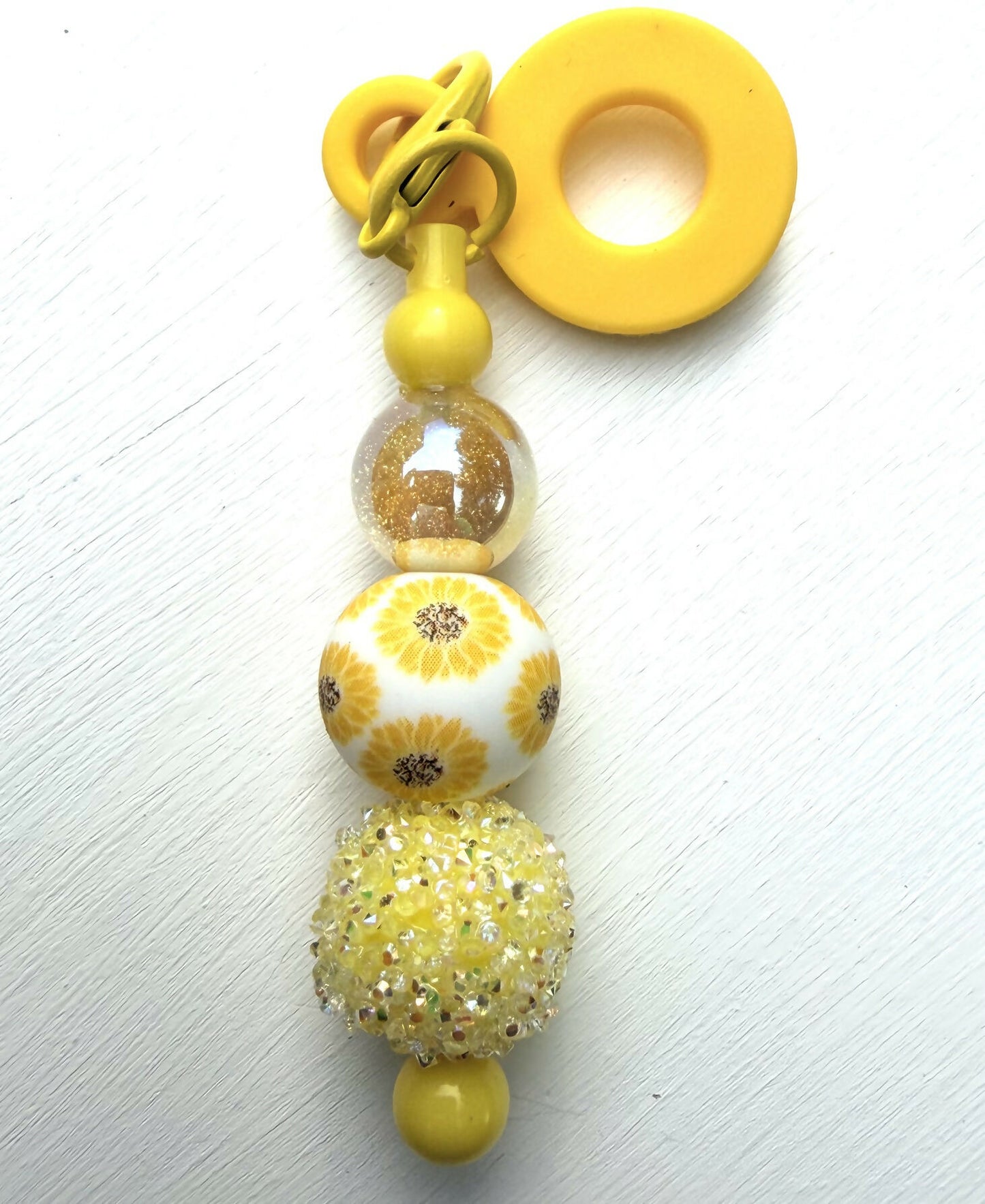 Sunflower Straw Charm