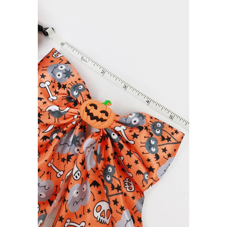 Halloween Satin Hair Bow