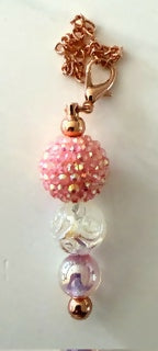 Rose Tumbler/Bag Charm