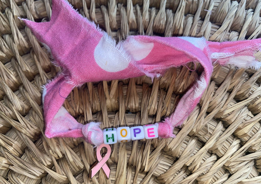 Hope Pink Ribbon Charm (Adult)