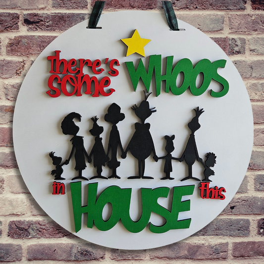 There's some Whoos in this House Door Hanger