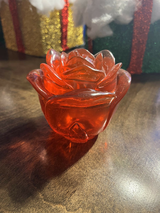 Rose resin container