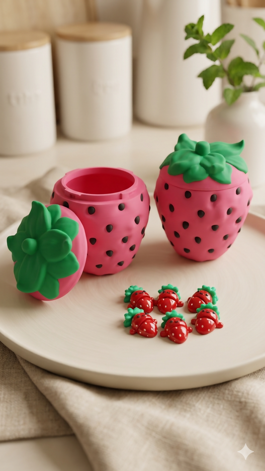 Strawberry Storage Container with Flexi-Buddy Set