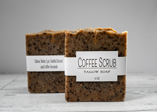 Tallow Soap- Coffee Scrub