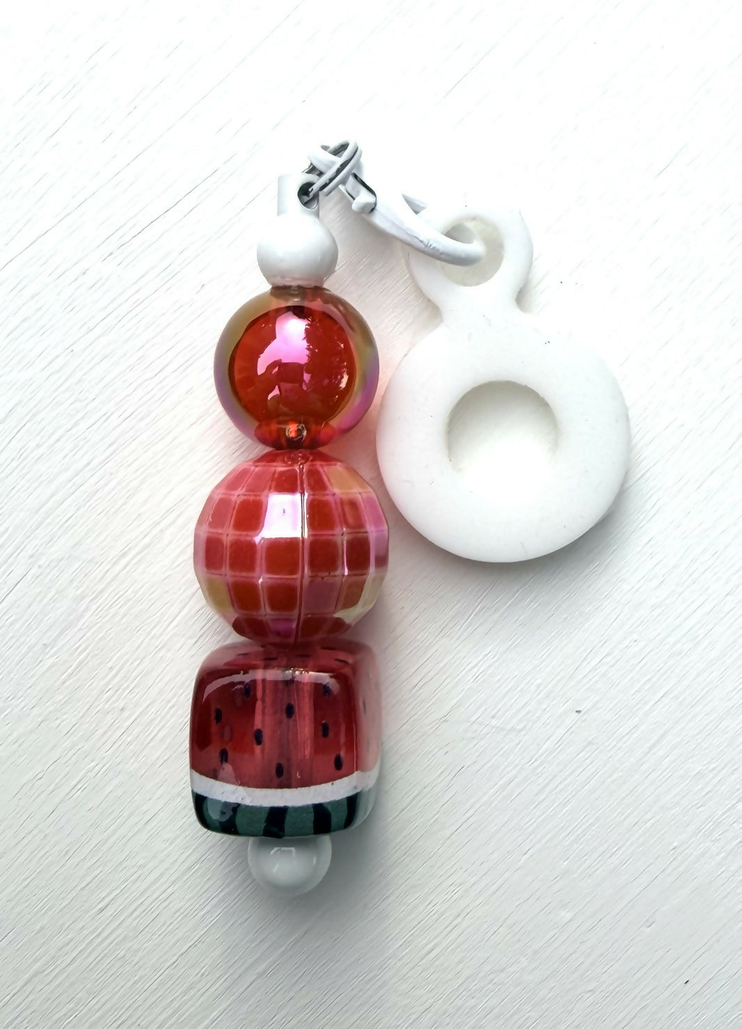 Watermelon Straw Charm