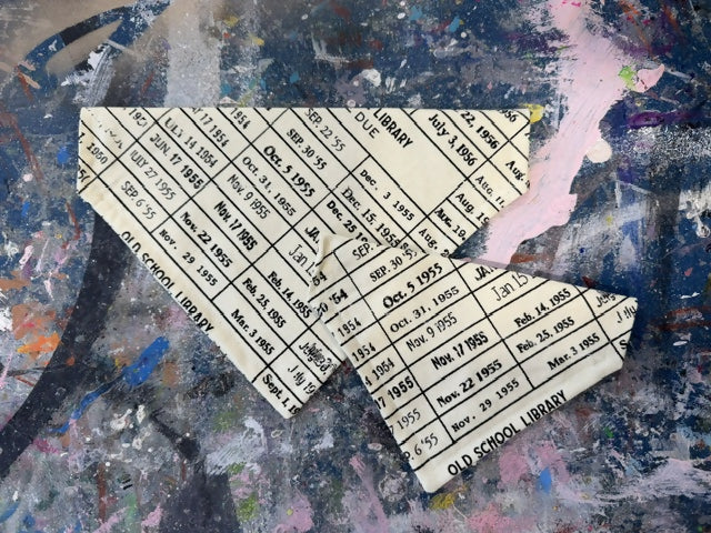 Over the Collar Bandana Library Card