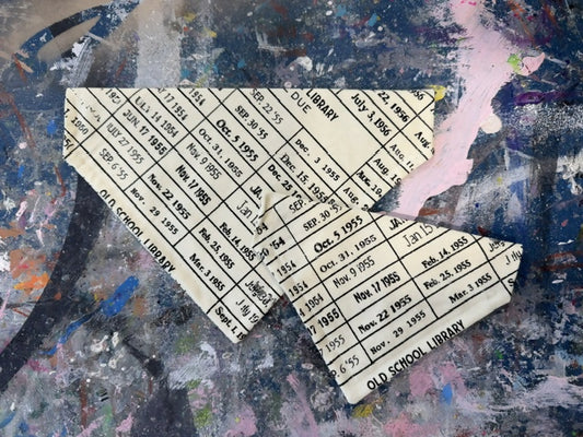 Over the Collar Bandana Library Card