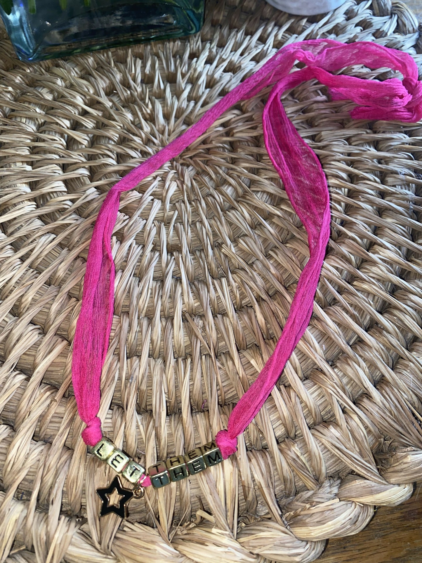 Let Them star charm necklace