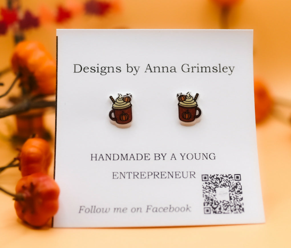 Fall Pumpkin Spice Earrings