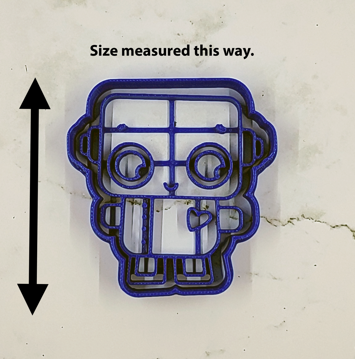 Cute Robot Cookie Cutter Set (2-Piece)