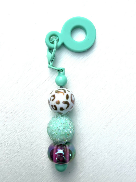 **Aqua Straw Charm