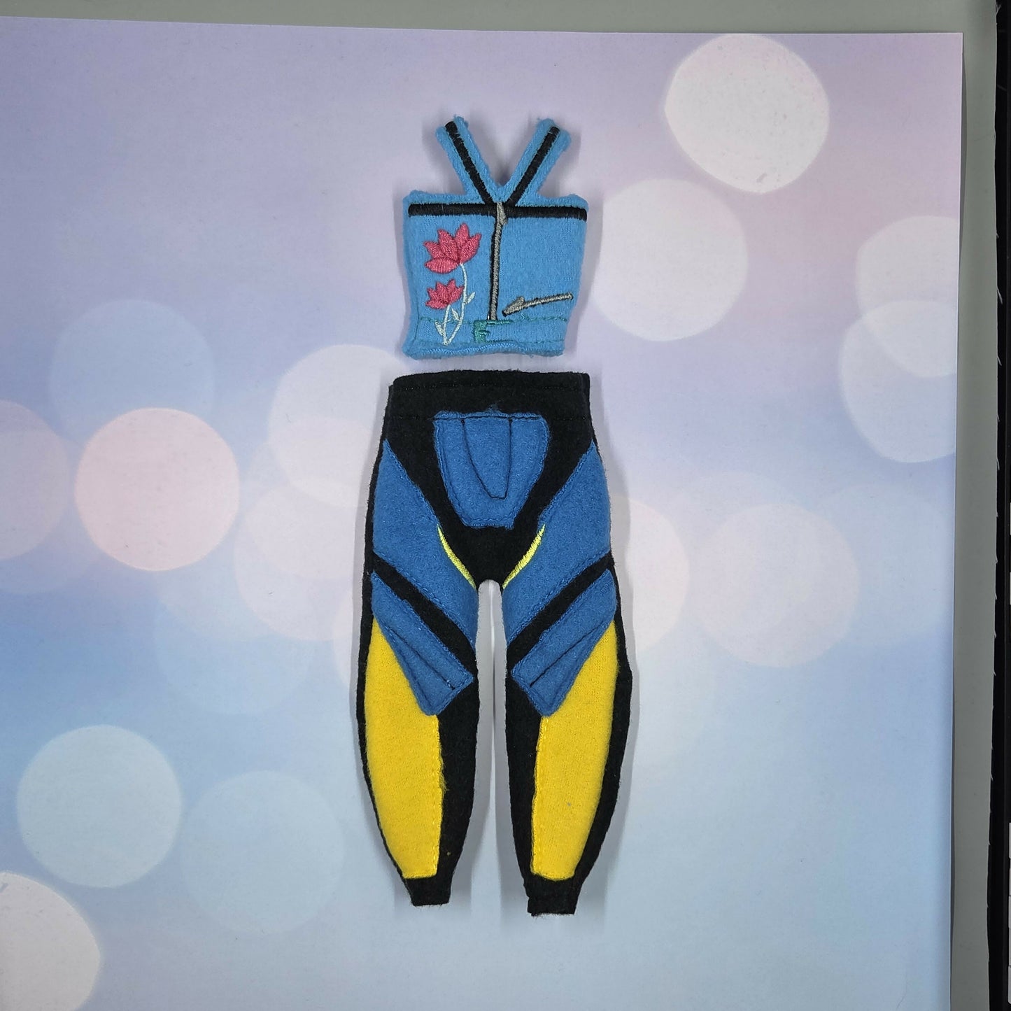 Z-Girl Pop Evil Hunters Elf Outfit β K-Pop Inspired Elf Clothes Set (Top & Pants)