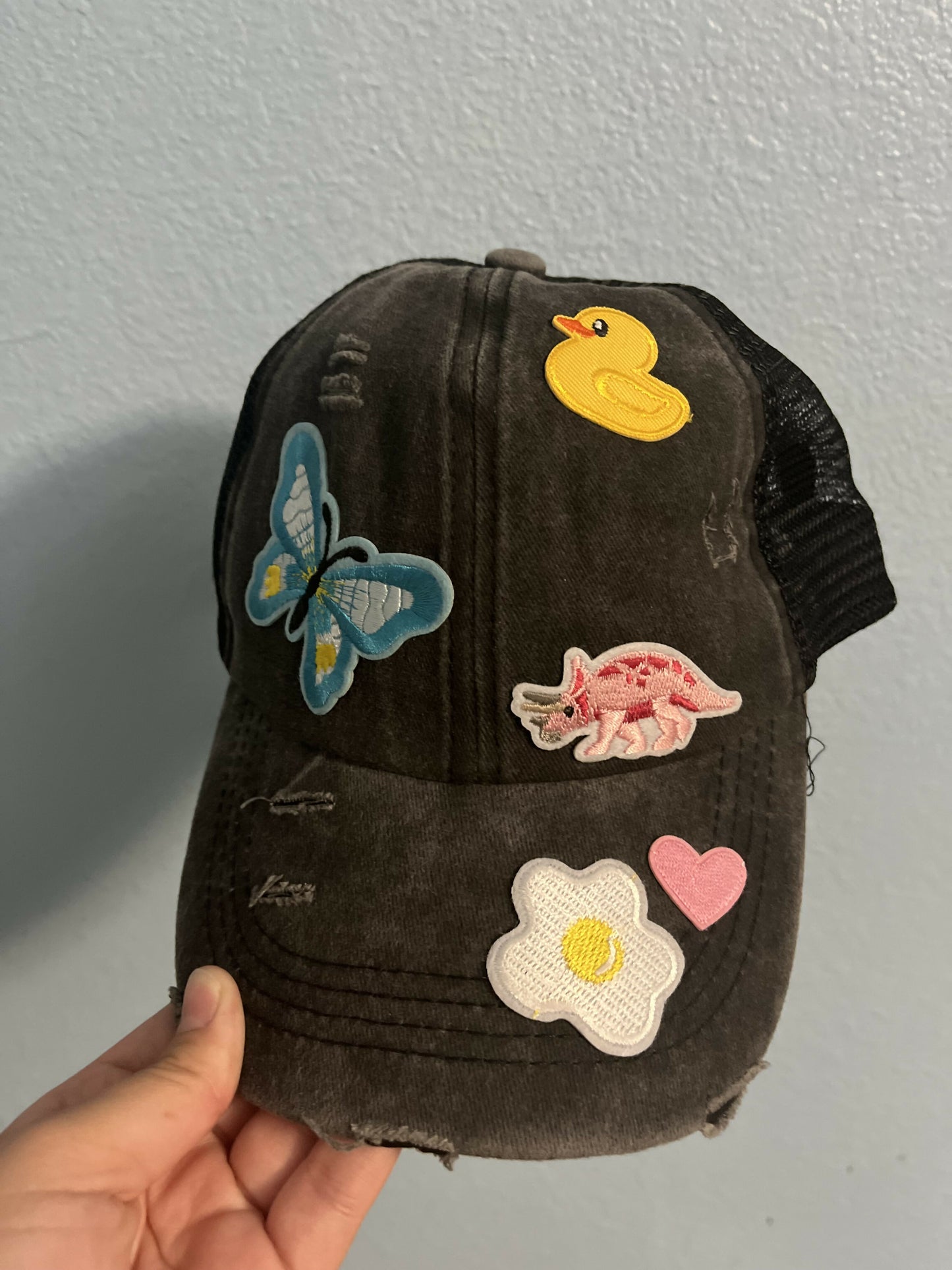DIY Trucker hat w/ 5 patches