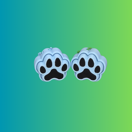 Paw Print Clicker – 3D Printed Fidget Keychain