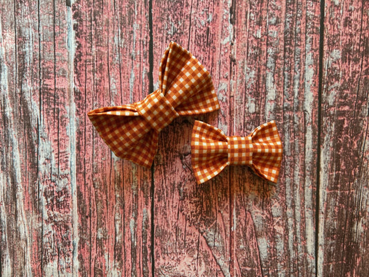 Over The Collar Bow-Tie Fall Checkers