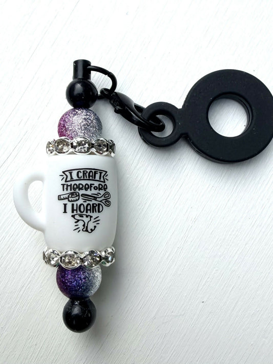 Craft Hoarder Straw Charm