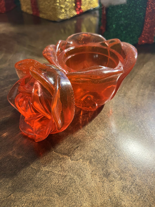 Rose resin container