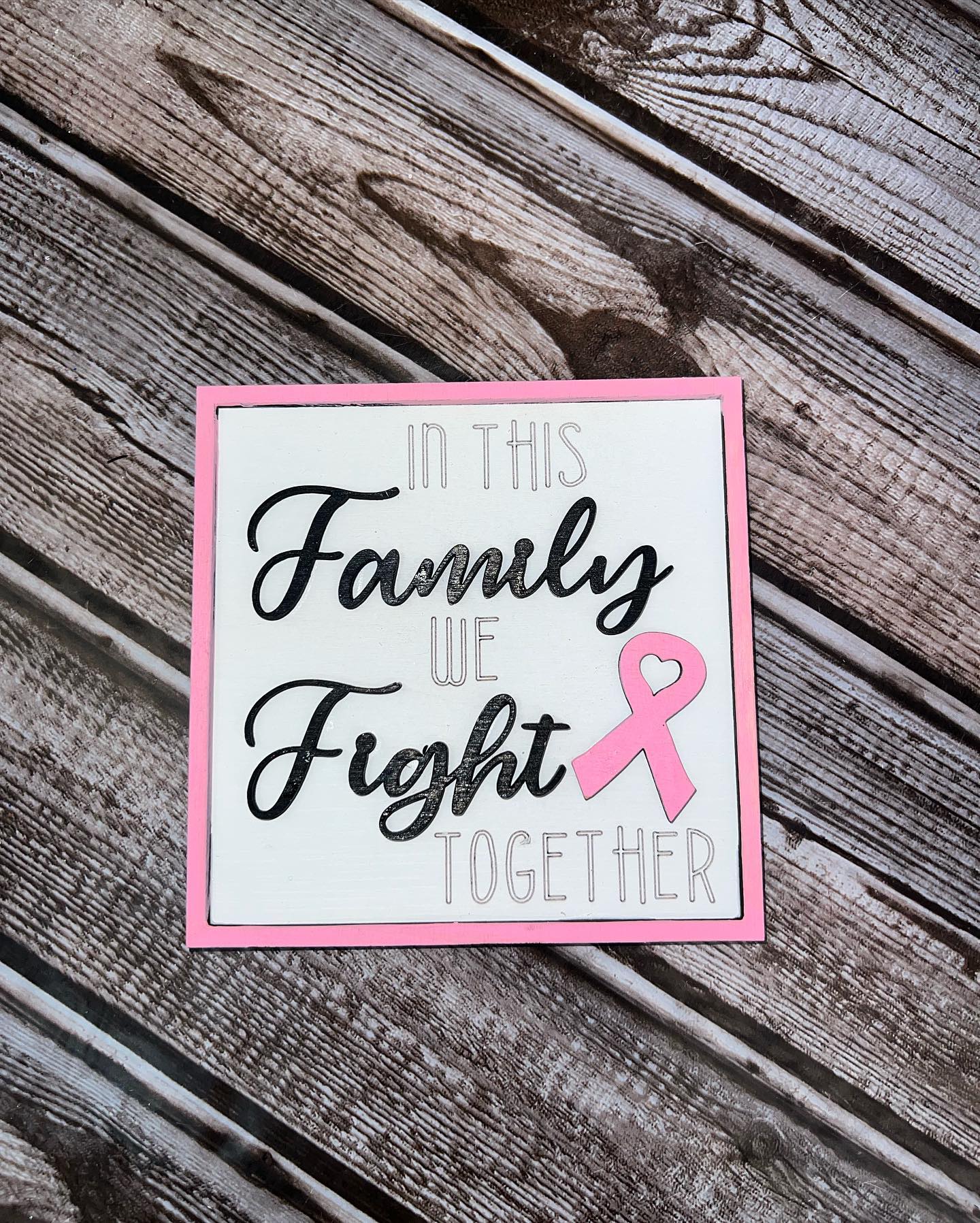 Breast Cancer Awareness Theme Interchangeable Squares