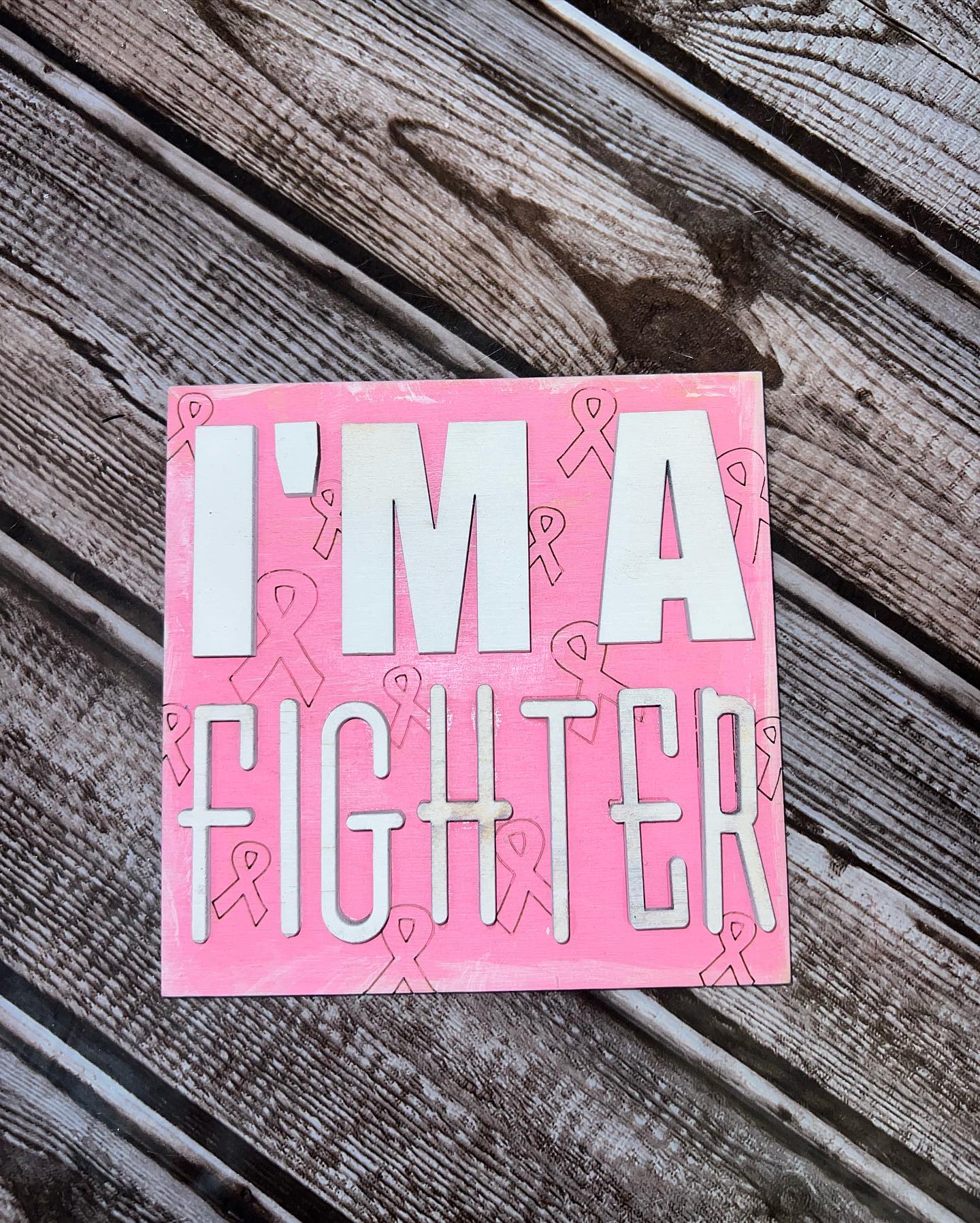 Breast Cancer Awareness Theme Interchangeable Squares
