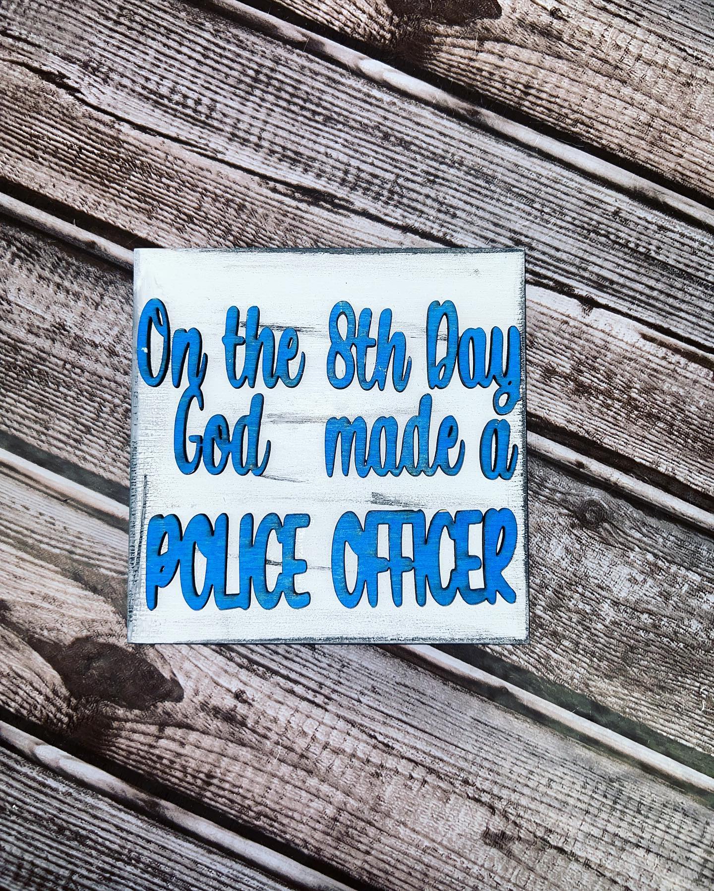 Blue Line Theme Interchangeable squares