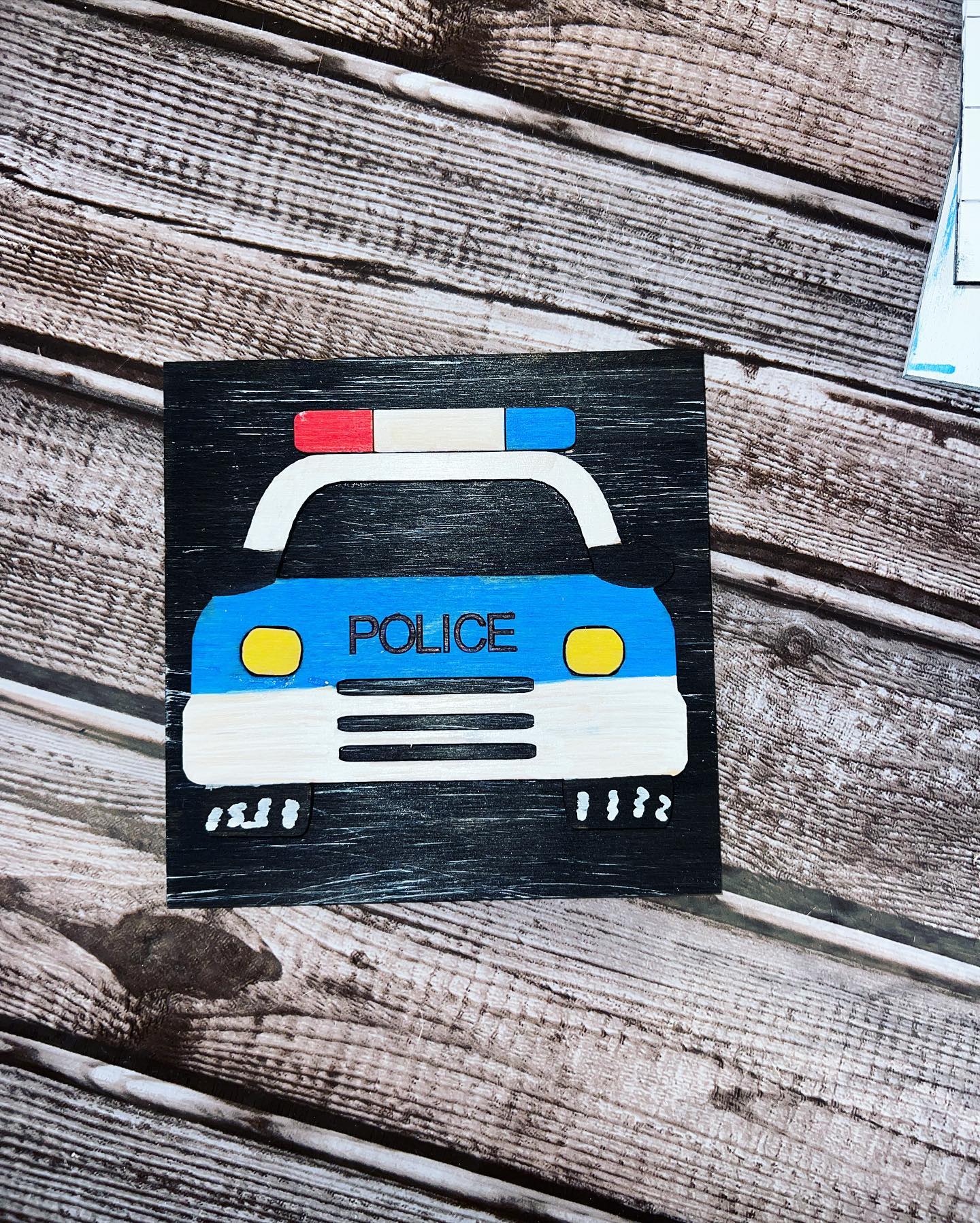 Blue Line Theme Interchangeable squares